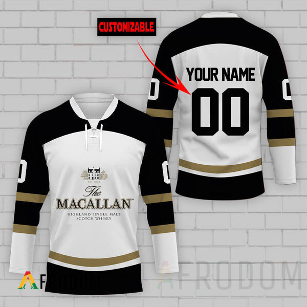 Unique Macallan-Themed Custom Hockey Jersey HU