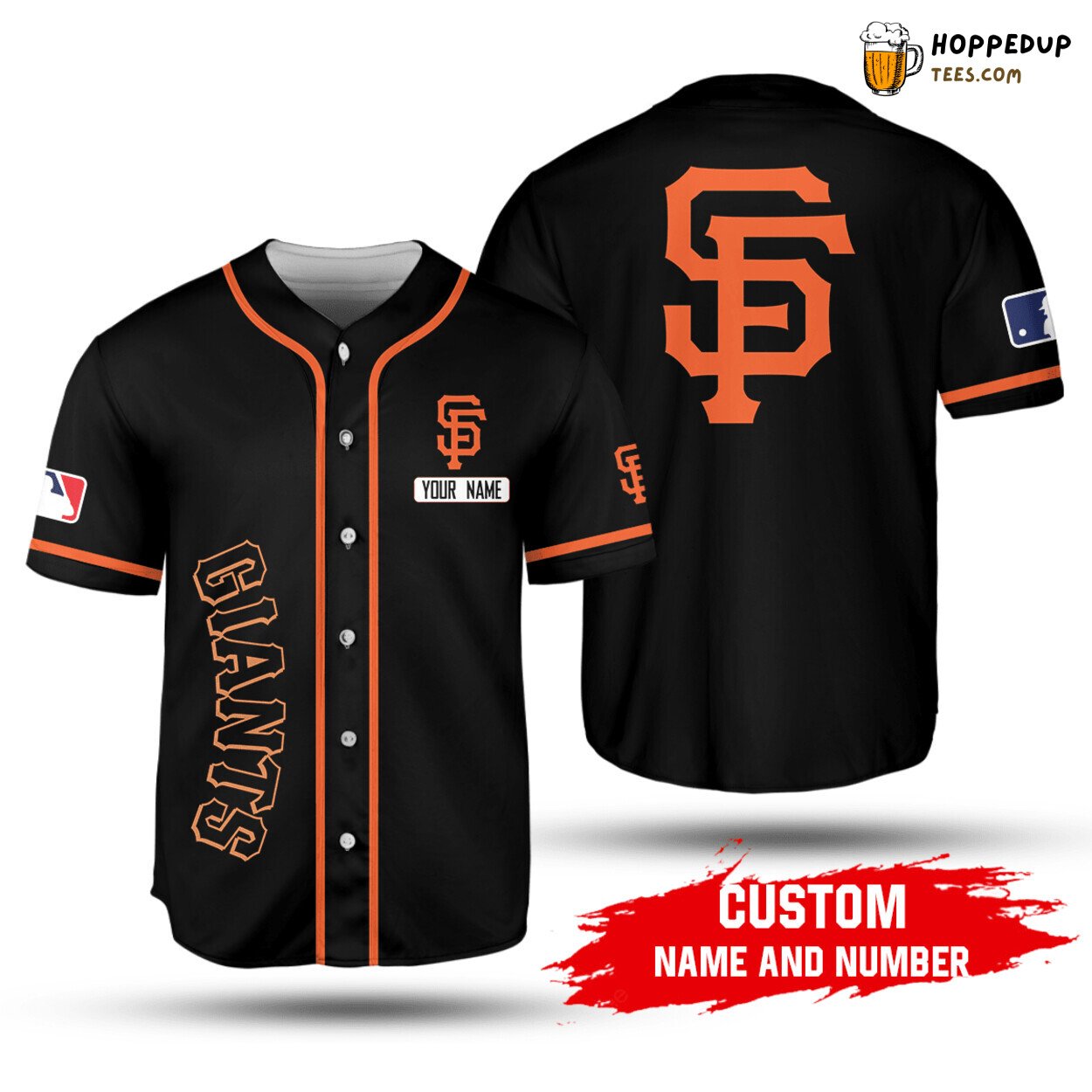 Unique San Francisco Giants MLB Baseball Jersey Unisex Customizable