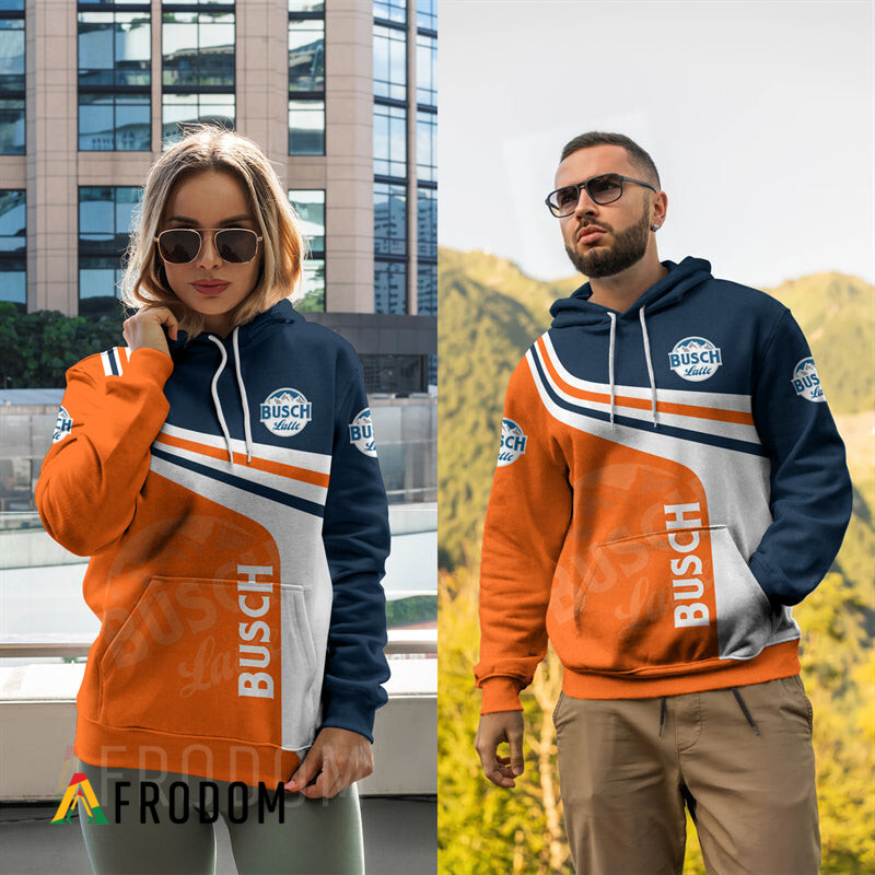 Unisex Busch Latte Graphic Hooded Sweatshirt HU