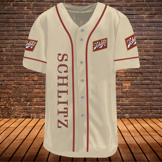 Unisex Schlitz Beer Baseball Jersey HU
