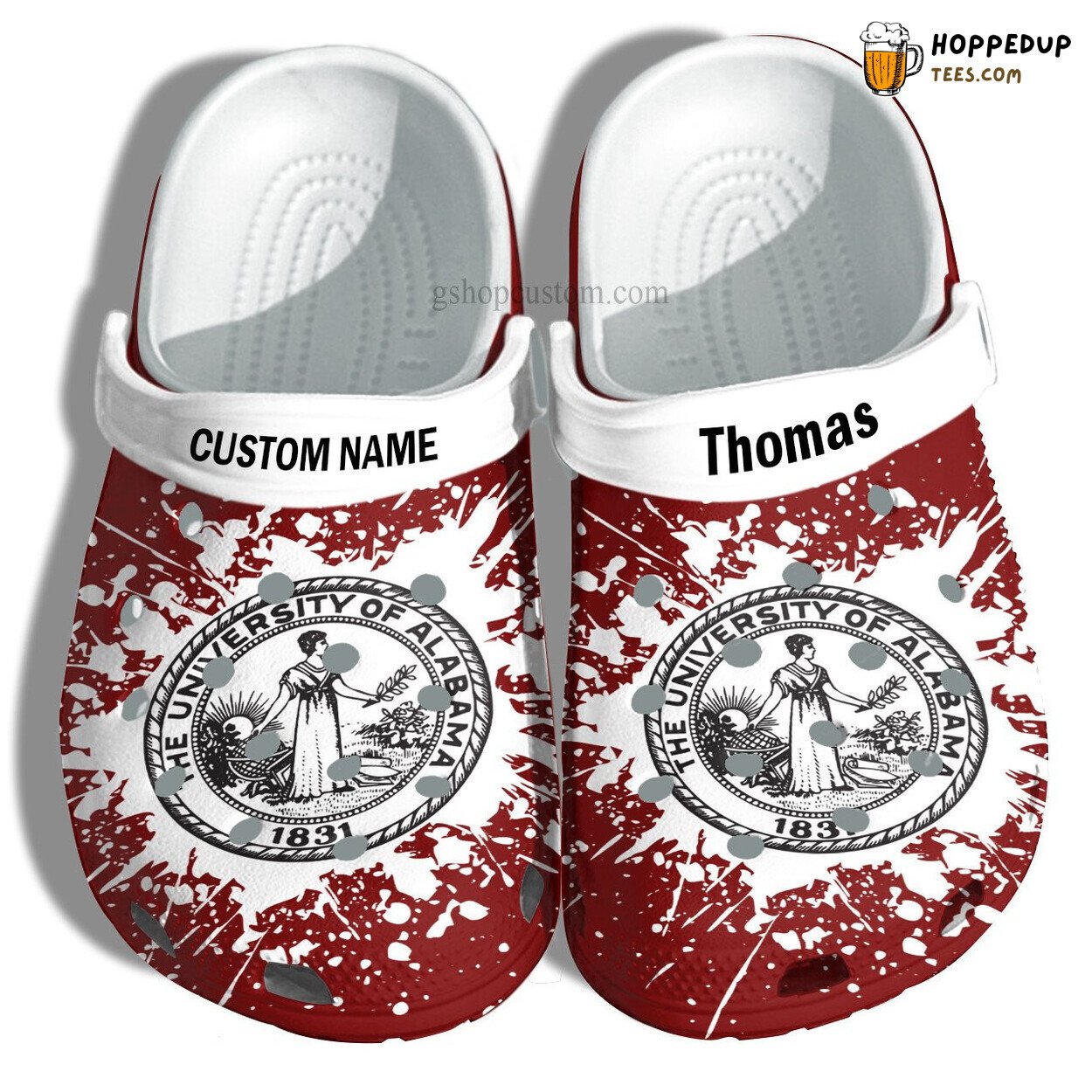 Univ Alabama Graduation Customized Croc Shoes Admission Gift Shoes