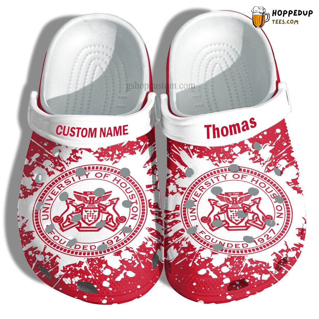 Univ Houston Graduation Custom Croc Shoes University Admission Gift