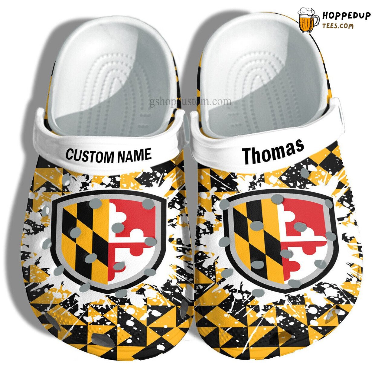 Univ Maryland Baltimore County Grad Gift Custom Croc Shoes