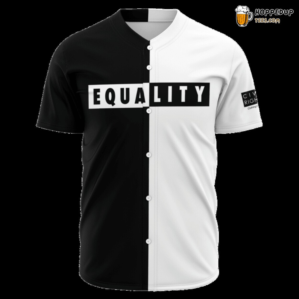 Universal Equality Symbol 3D Printed Baseball Jersey Shirt Unity