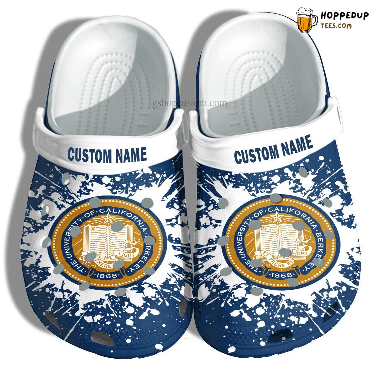 University California Berkeley Custom Graduation Gift Clogs