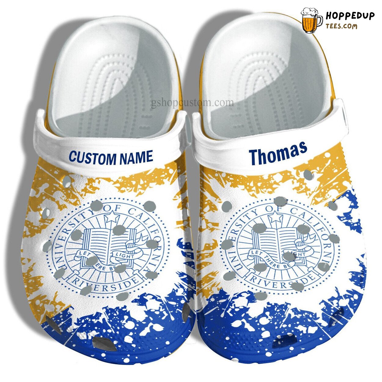 University California Riverside Grad Custom Croc Shoes Unique Gift