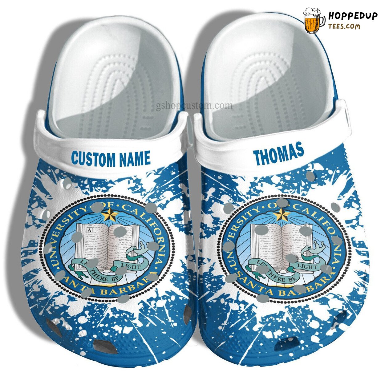 University California Santa Barbara Graduation Gift Croc Shoes