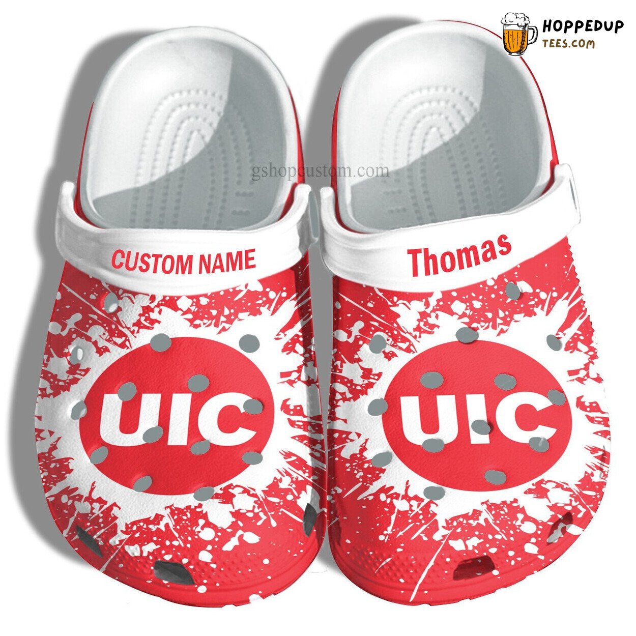 University Of Illinois Chicago Custom Graduation Gift Croc Shoes