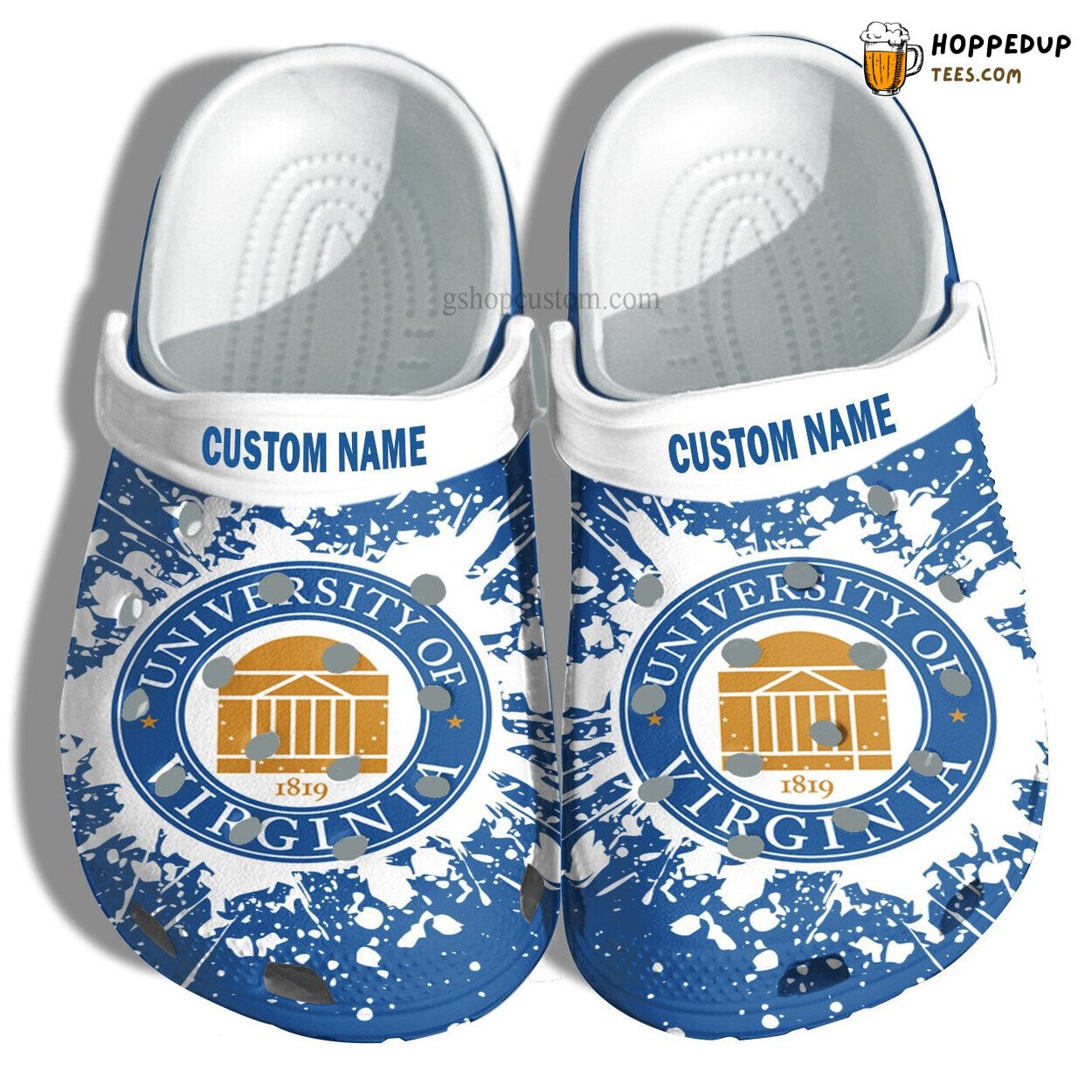 University Virginia Custom Graduation Gift Comfortable Croc Shoes