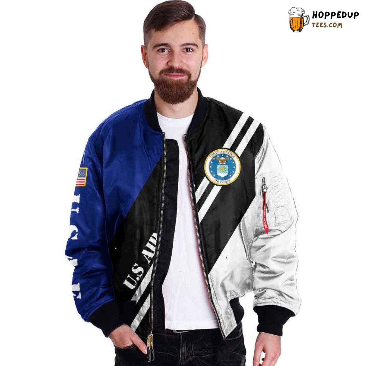 US Air Force Classic Design Bomber Jacket Veterans Commemorative Edition
