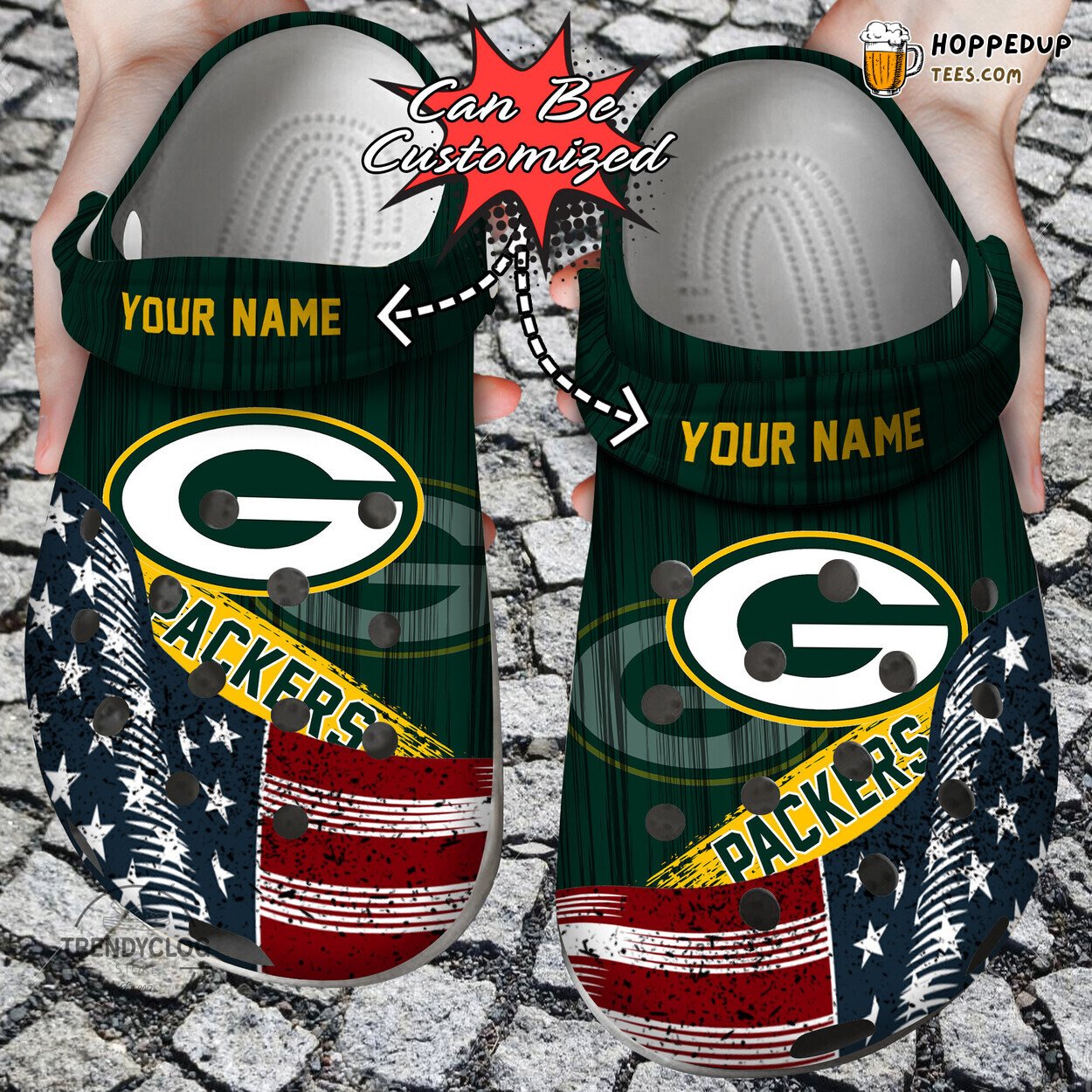 US Flag GPackers New Custom Design Comfortable Unique Clog Shoes