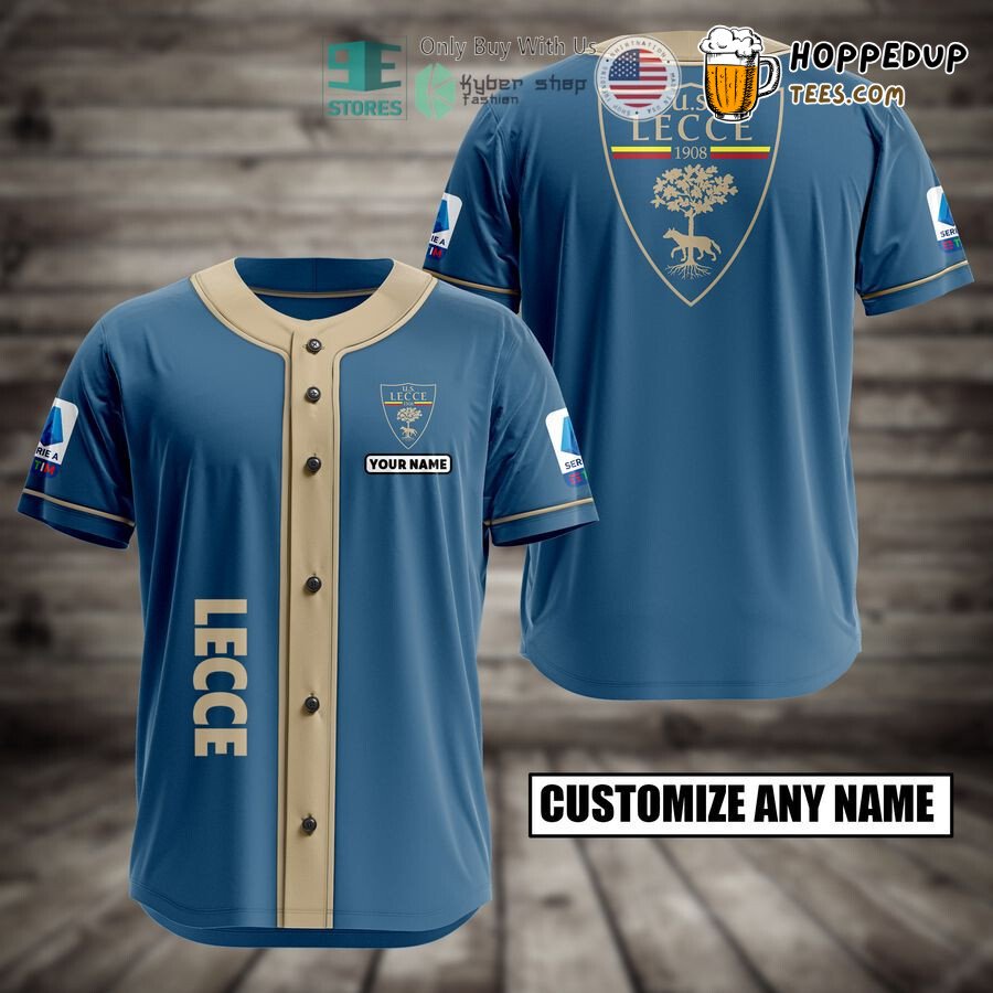 US Lecce Personalized Unisex Baseball Jersey Custom Sports Tee