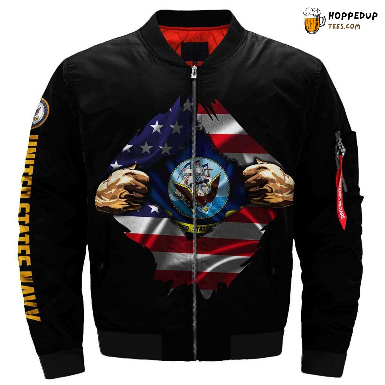 US Navy America’s Oceanic Champions True Heroes Bomber Jacket