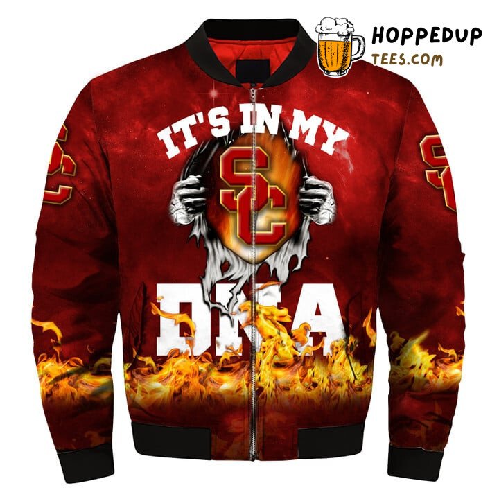 USC Trojans Baby Groot Inspired Fun NCAA Bomber Jacket Edition USC Trojans Baby Groot Inspired Fun NCAA Bomber Jacket Edition