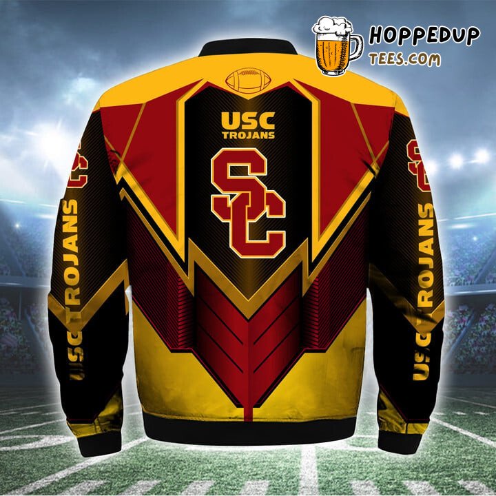 USC Trojans Gold Black Exclusive NCAA Bomber Jacket Statement
