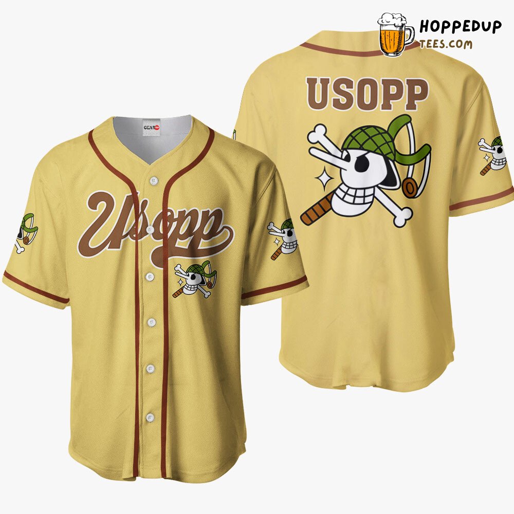 Usopp Emblem Unique Baseball Jersey Collection Distinctive Design Edition Usopp Emblem Unique Baseball Jersey Collection Distinctive Design Edition