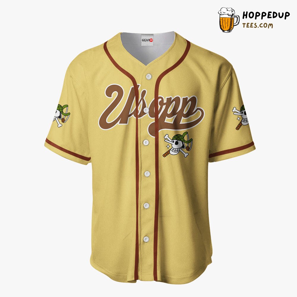 Usopp Emblem Unique Baseball Jersey Collection Distinctive Design Edition