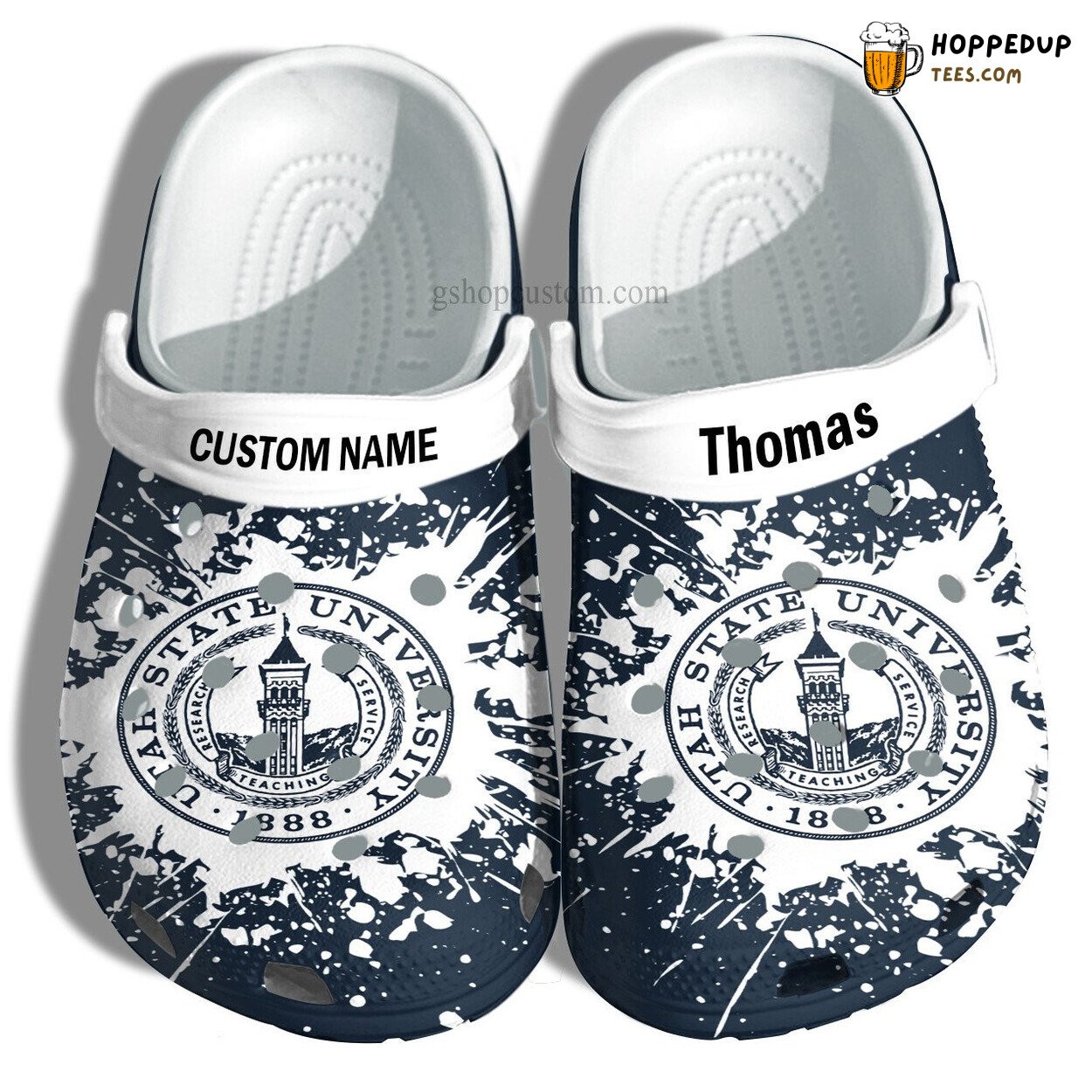 Utah State University Grad Gift Custom Croc Shoes Admission Special