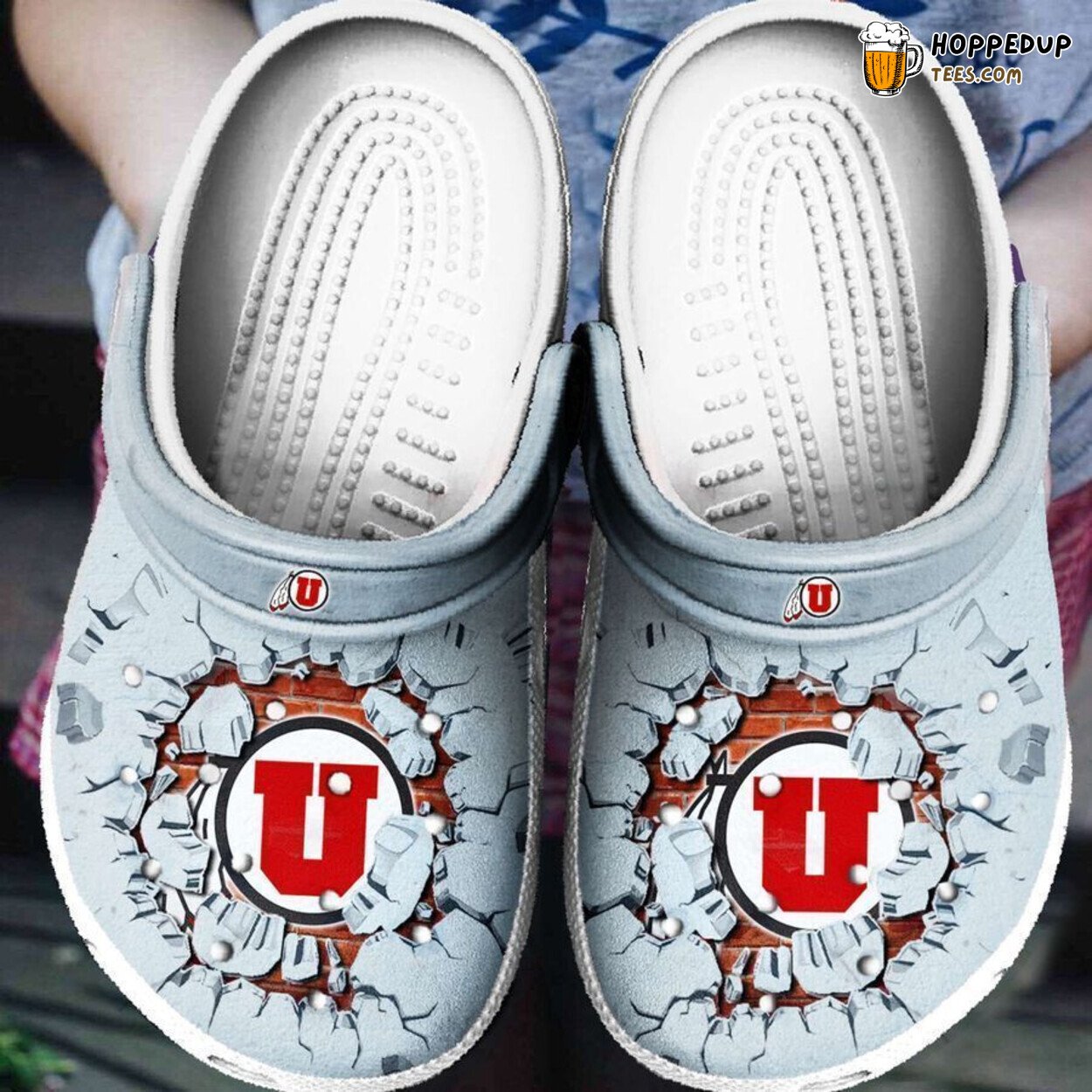 Utah Utes Themed Comfortable Stylish Clog Shoes for Fans Unique