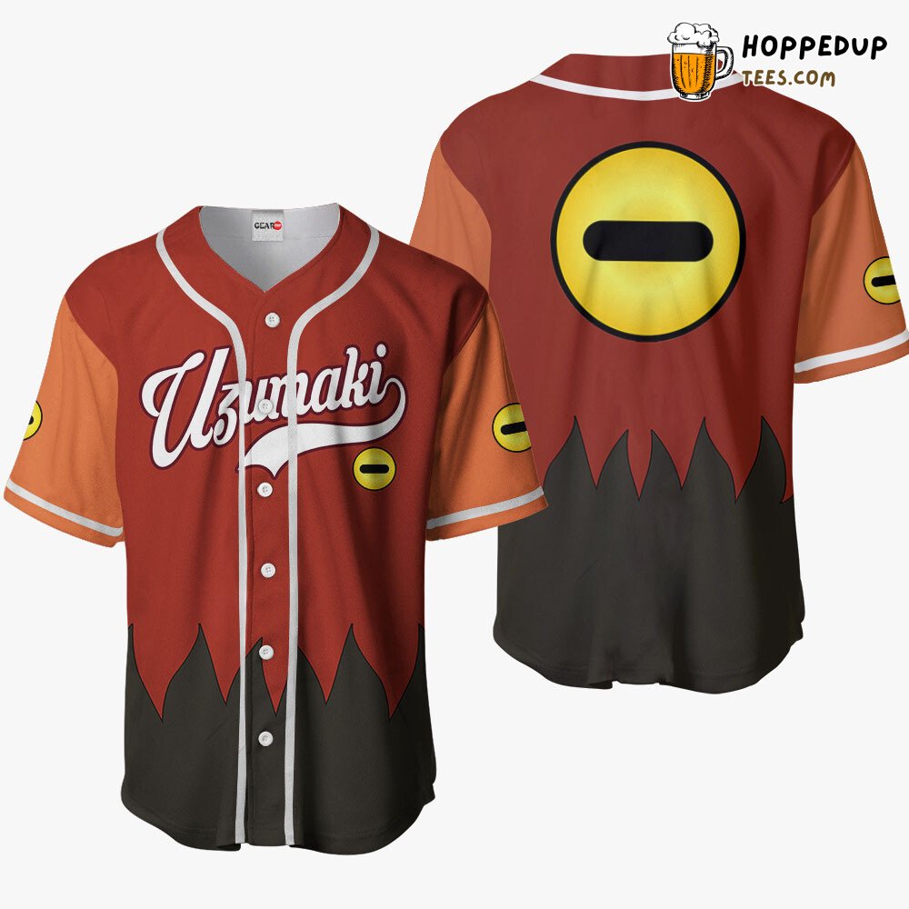 Uzumaki Sage Distinctive Symbol Anime Baseball Jersey Unique Design