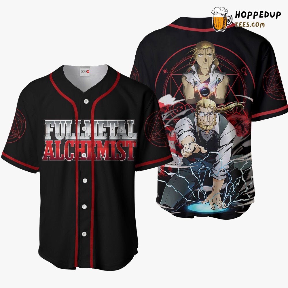 Van Hohenheim Distinctive Anime Baseball Jersey Unique Exclusive Design