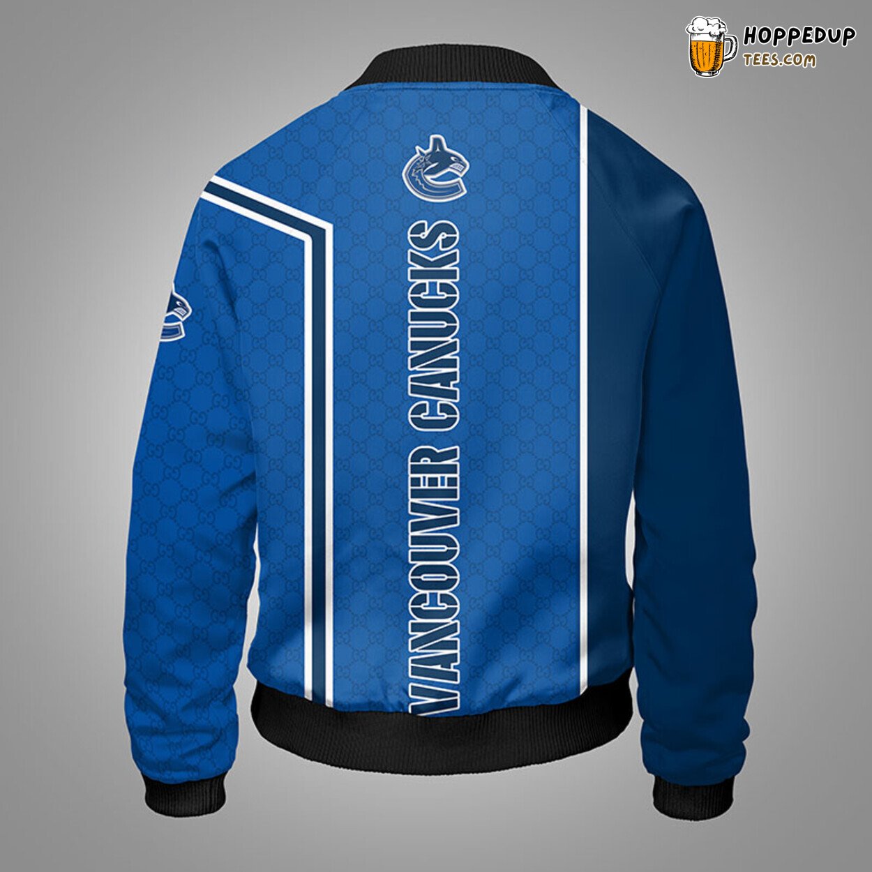 Vancouver Canucks NHL Blue Unisex Bomber Jacket Distinctive Theme