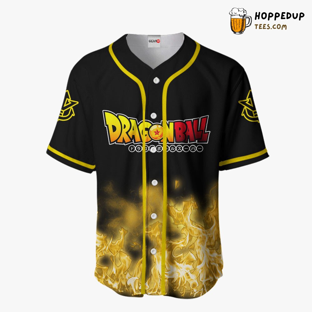 Vegeta Saiyan Edition Distinctive Anime Design Baseball Jersey Unique Style