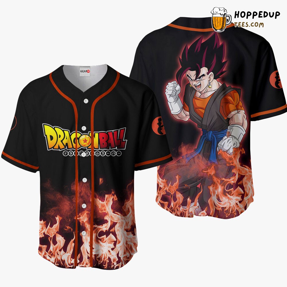 Vegito Distinctive Edition Unique Anime Design Baseball Jersey Collection Vegito Distinctive Edition Unique Anime Design Baseball Jersey Collection