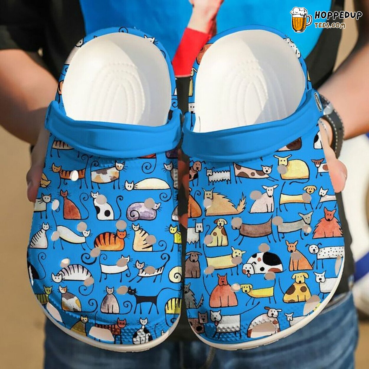 Vet Tech Colorful Cats Dogs Lover Gift Comfortable Clog Shoes