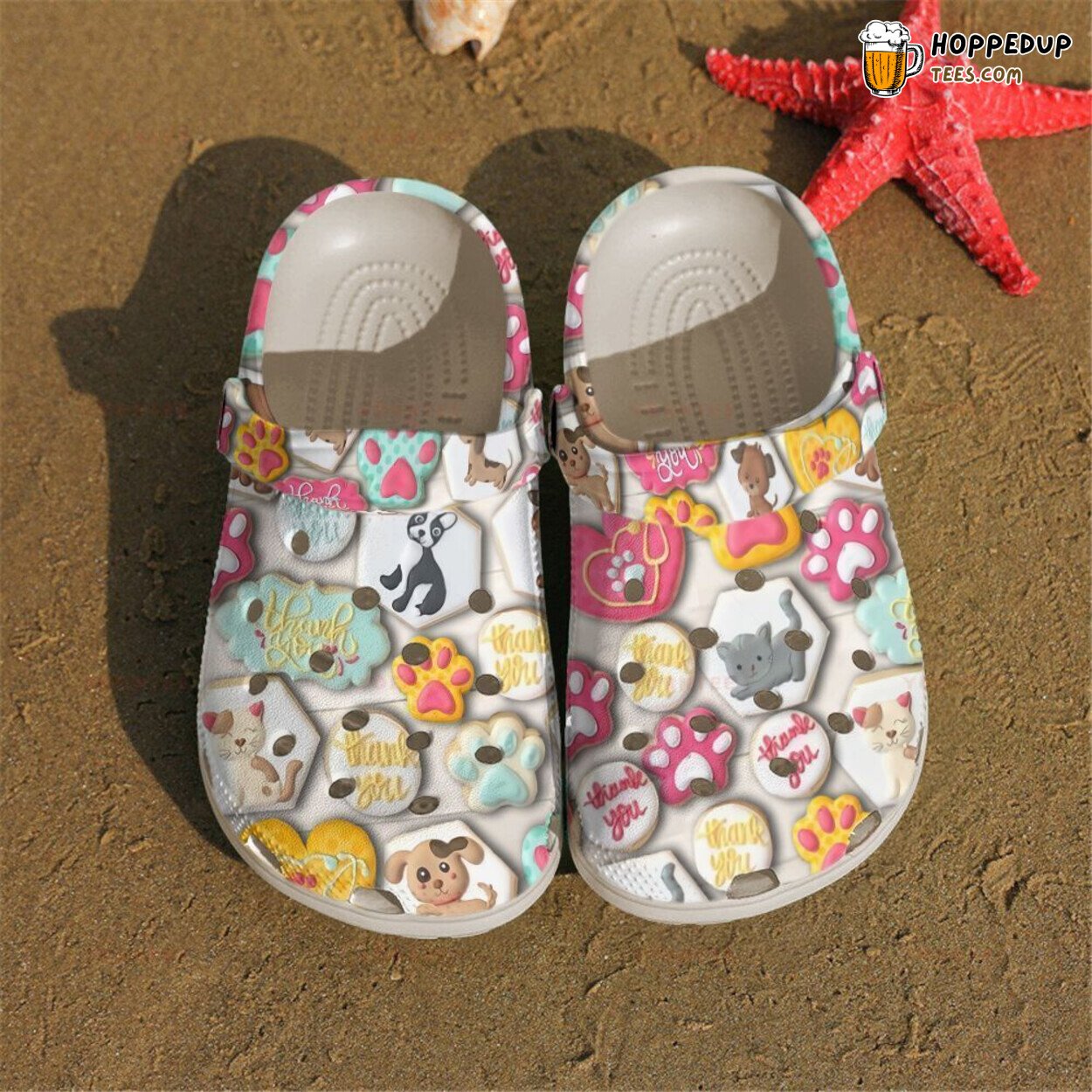 Vet Tech Thank You Fashion Style Rubber Clog Shoes Comfy Footwear for Vets