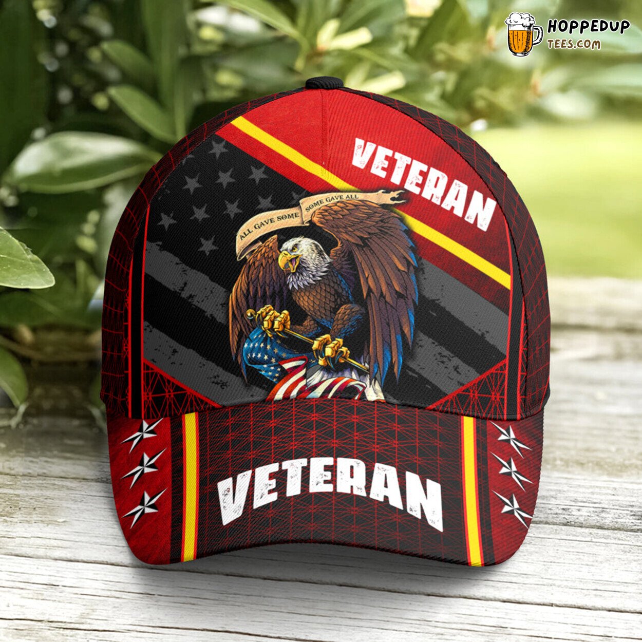 Veteran Eagle Baseball Cap Tribute All Gave Some Unique Emblem