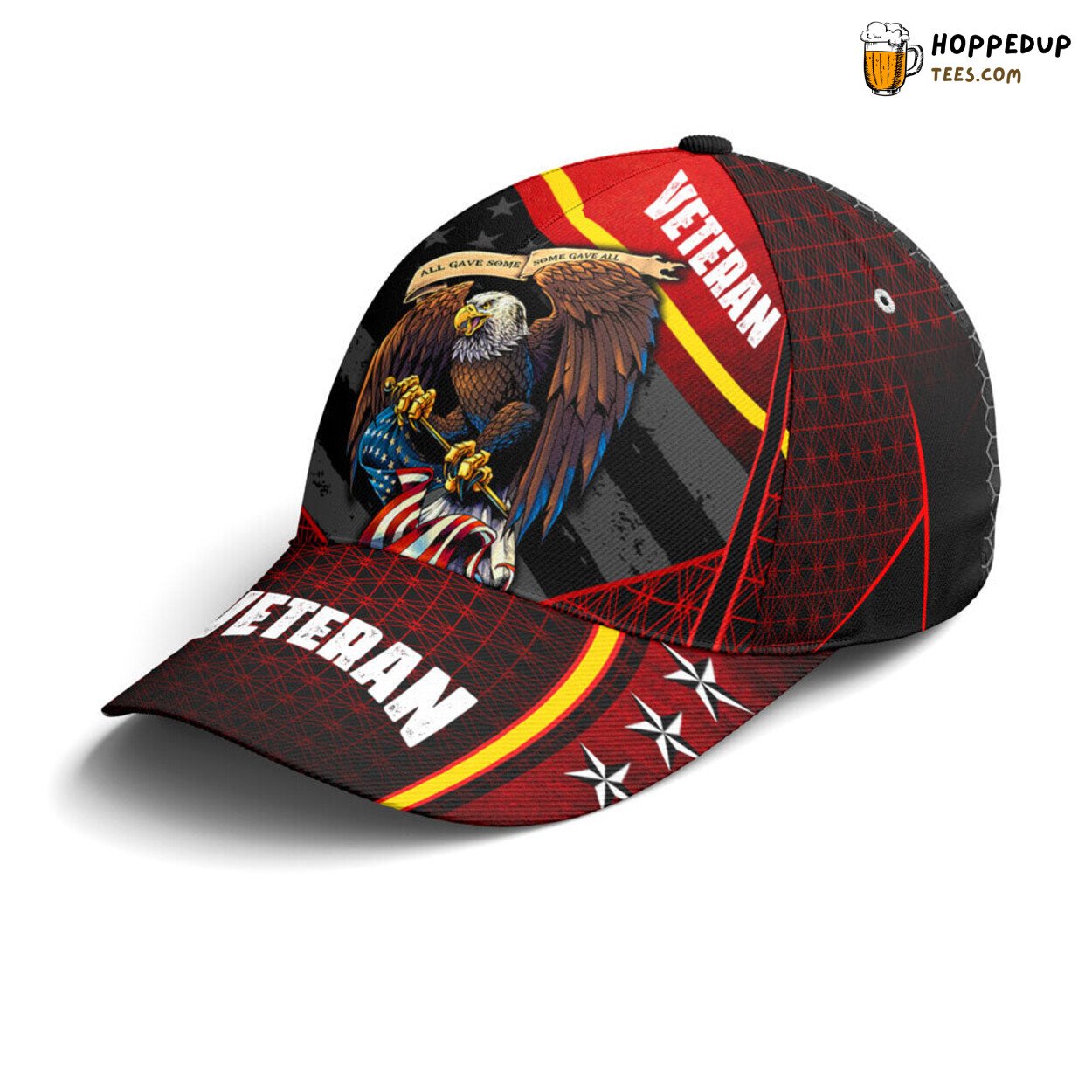 Veteran Eagle Baseball Cap Tribute All Gave Some Unique Emblem Veteran Eagle Baseball Cap Tribute All Gave Some Unique Emblem