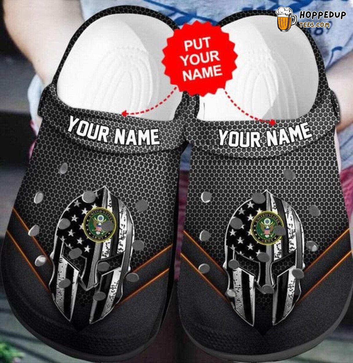 Veterans Clogs US Army New Design Comfortable Patriotic Footwear