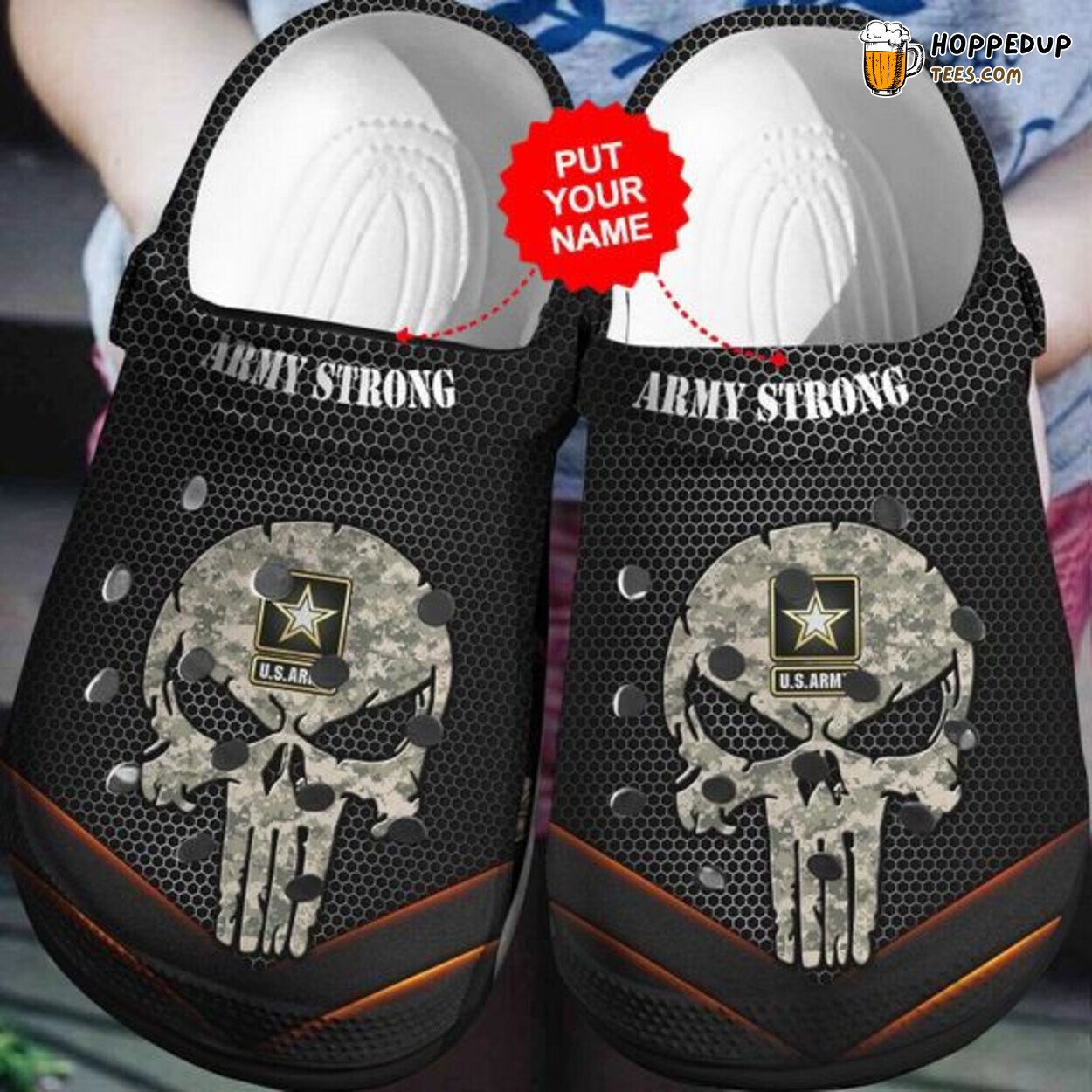 Veterans Clogs US Army Theme Comfortable Patriotic Inspired Footwear