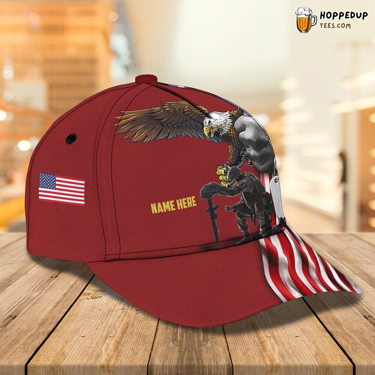 Veteran’s Special Edition 3D Classic Cap Personalized Name Unique Look