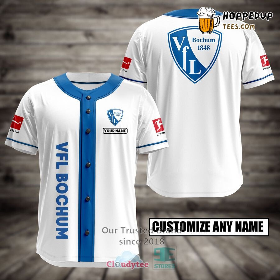 VfL Bochum 1848 Custom Name Baseball Jersey Unisex Shirt