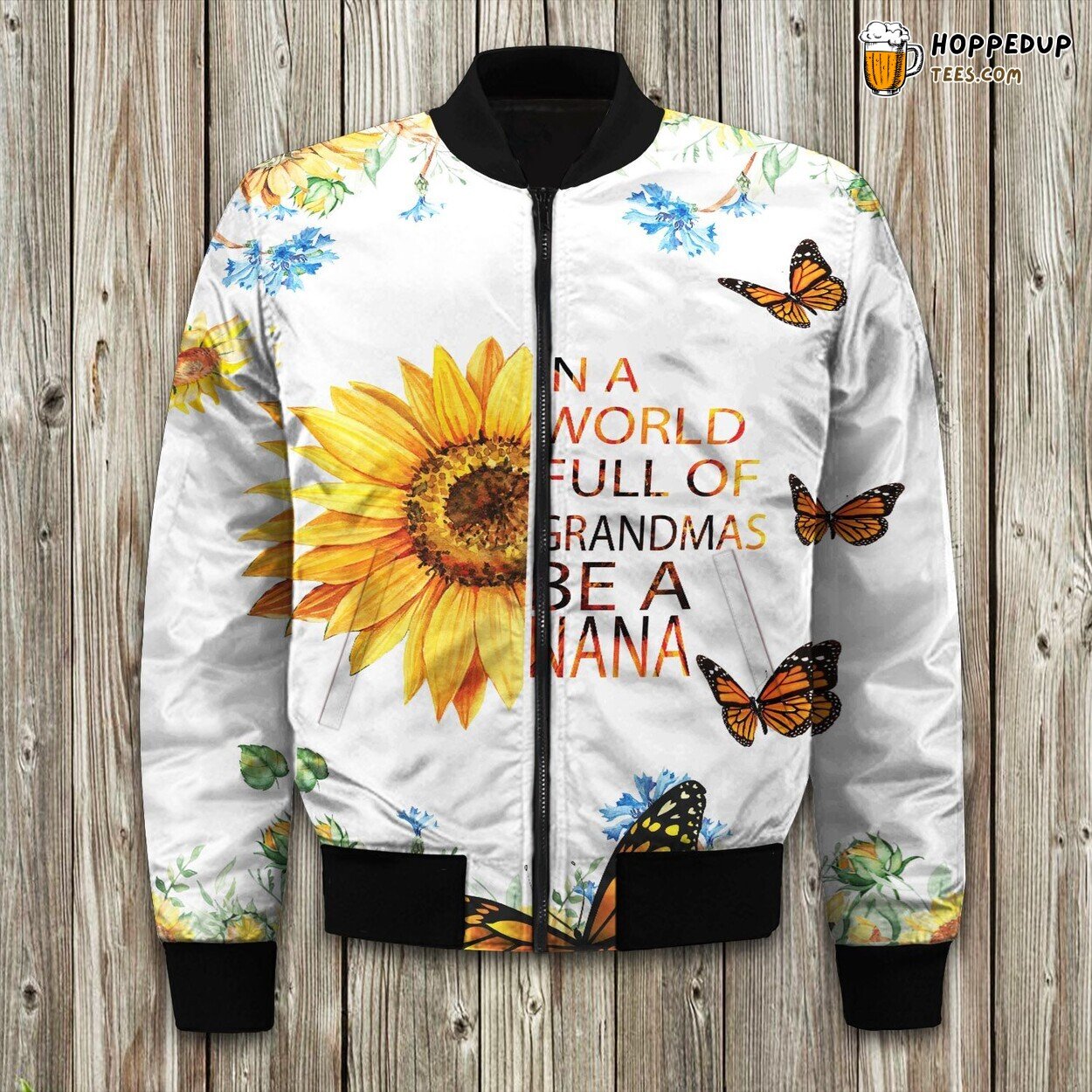 Vibrant Hippie Inspired Winter Bomber Jacket Embellished Design