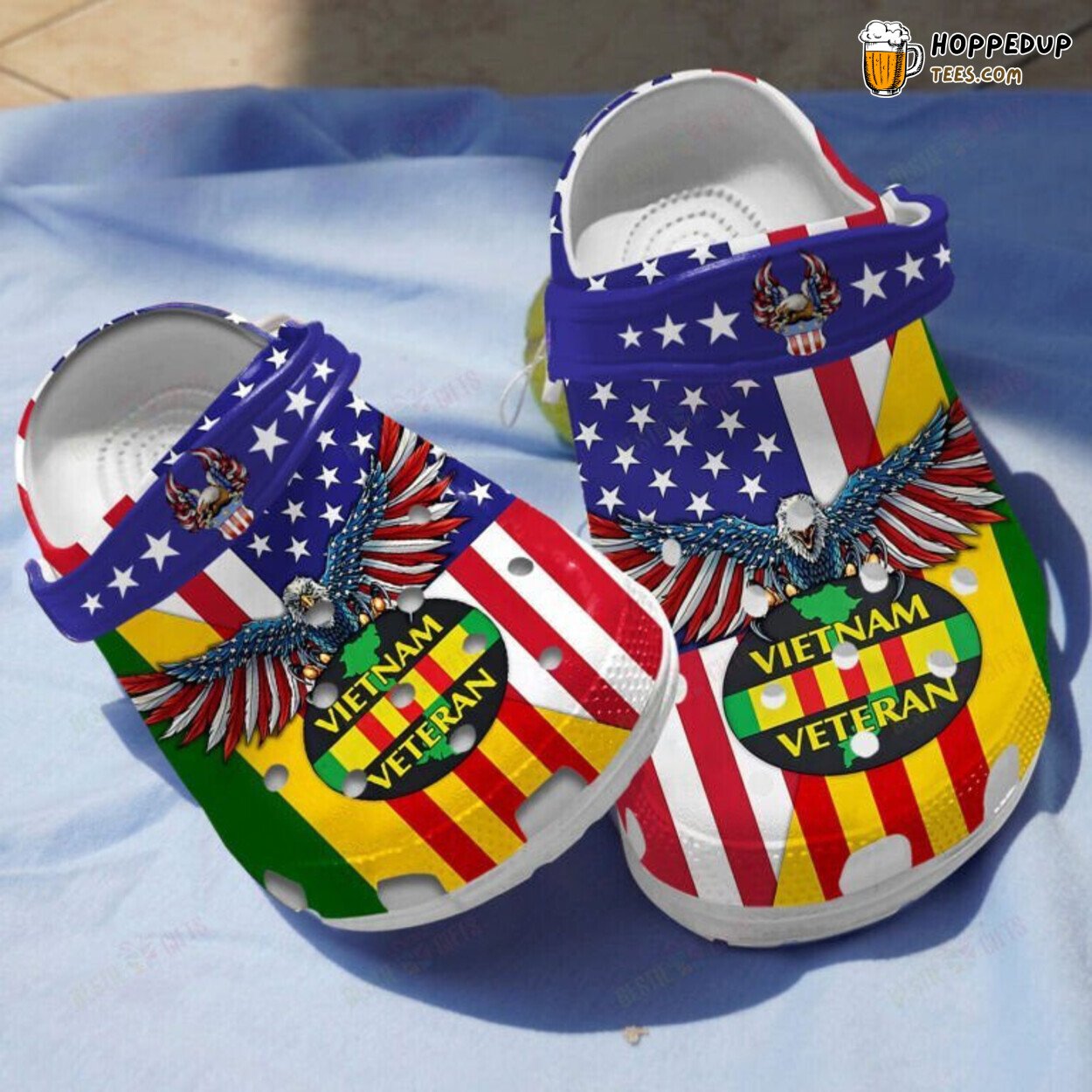 Vietnam Veteran Themed Comfortable Unique Birthday Gift Clogs Shoes