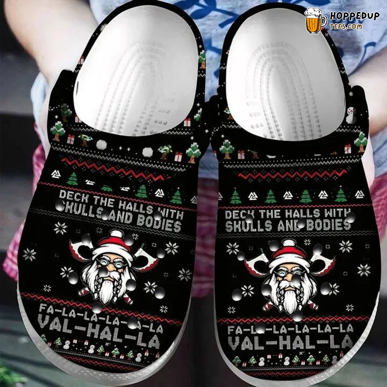 Viking Deck The Halls With Classic Comfortable Clogs Shoes Unique Design