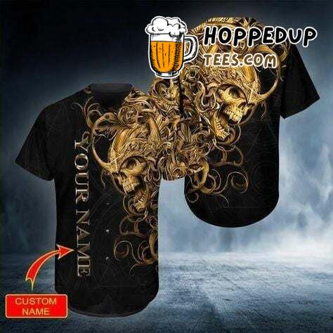 Viking King Theme Baseball Jersey Personalized Unique Design Distinct Look