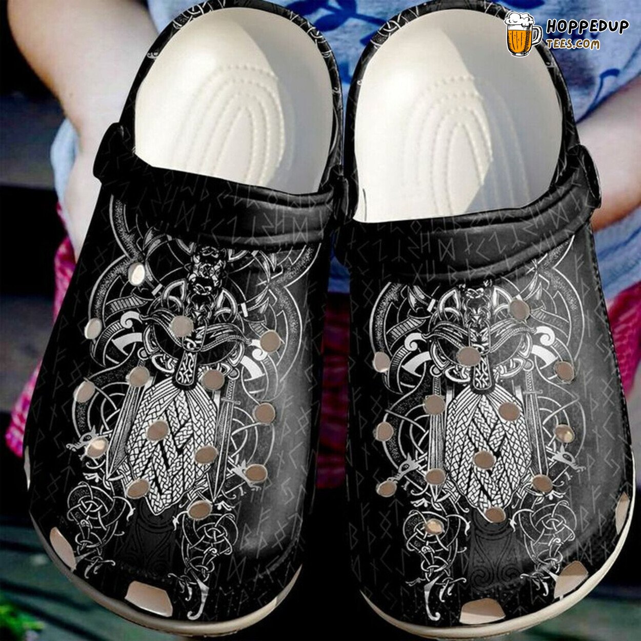 VikPattern Lover Gift Themed Comfortable Unique Rubber Clog Shoes