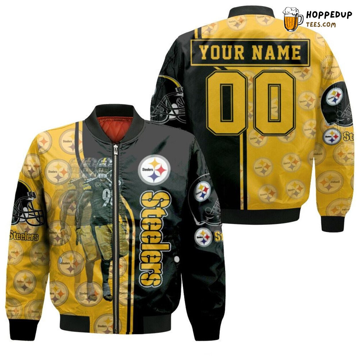 Vince Williams Elite Pittsburgh Steelers Super Bowl Unique 3D Bomber Jacket