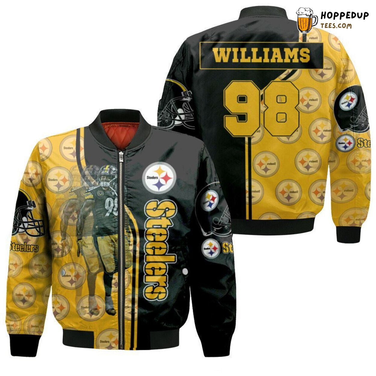 Vince Williams Pittsburgh Steelers Super Bowl Distinctive 3D Bomber Jacket