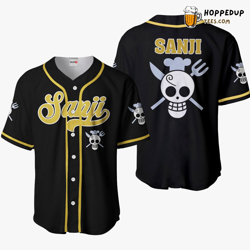 Vinsmoke Sanji Emblem Unique Baseball Jersey Collection Distinctive Design Vinsmoke Sanji Emblem Unique Baseball Jersey Collection Distinctive Design