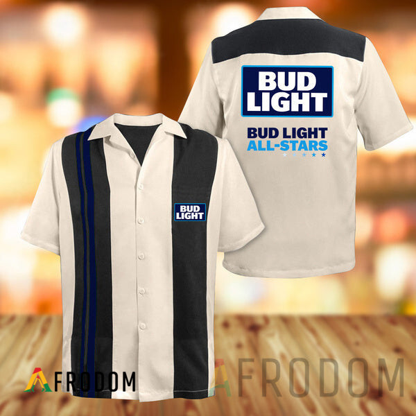 Vintage Beige Bud Light Hawaii Shirt HU