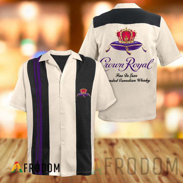 Vintage Beige Crown Royal Hawaii Shirt HU