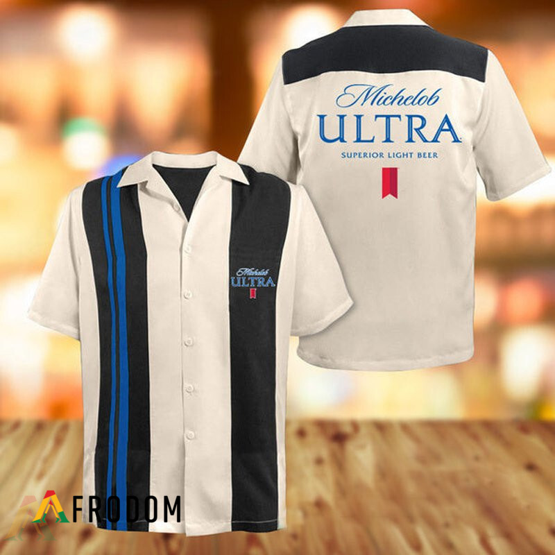 Vintage Beige Michelob Ultra Hawaii Shirt HU