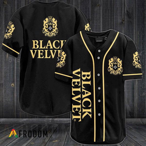 Vintage Black Velvet Canadian Whisky Baseball Jersey HU