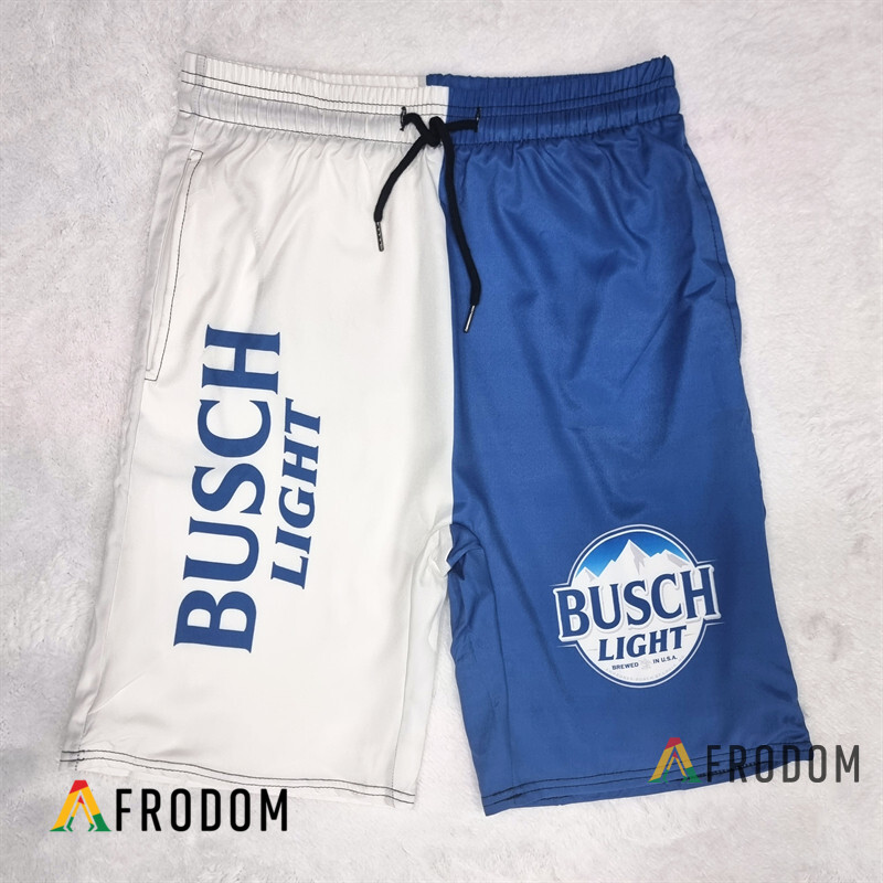 Vintage Busch Light Hawaiian Shorts HU