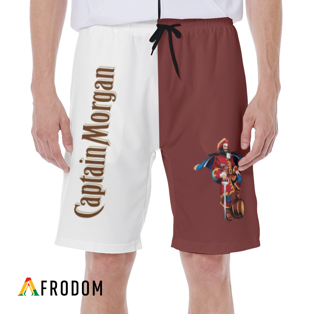 Vintage Captain Morgan Hawaiian Shorts HU